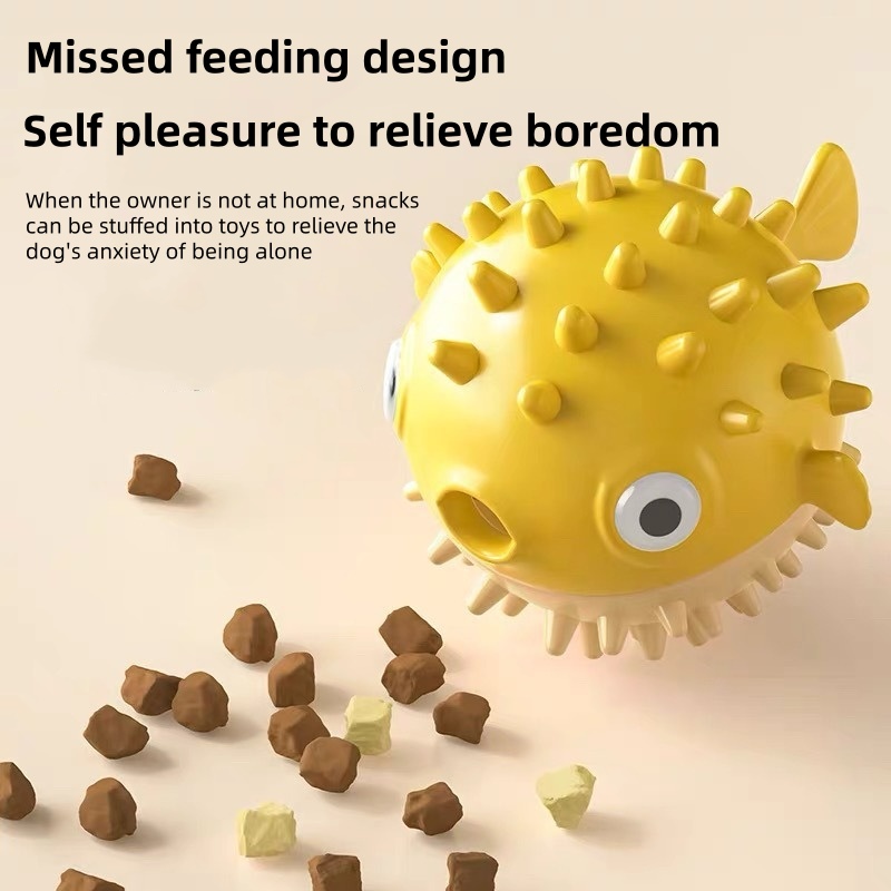 Rubber Treat Dispensing Dog Toy - Interaktywna zabawka dla psa w kształcie