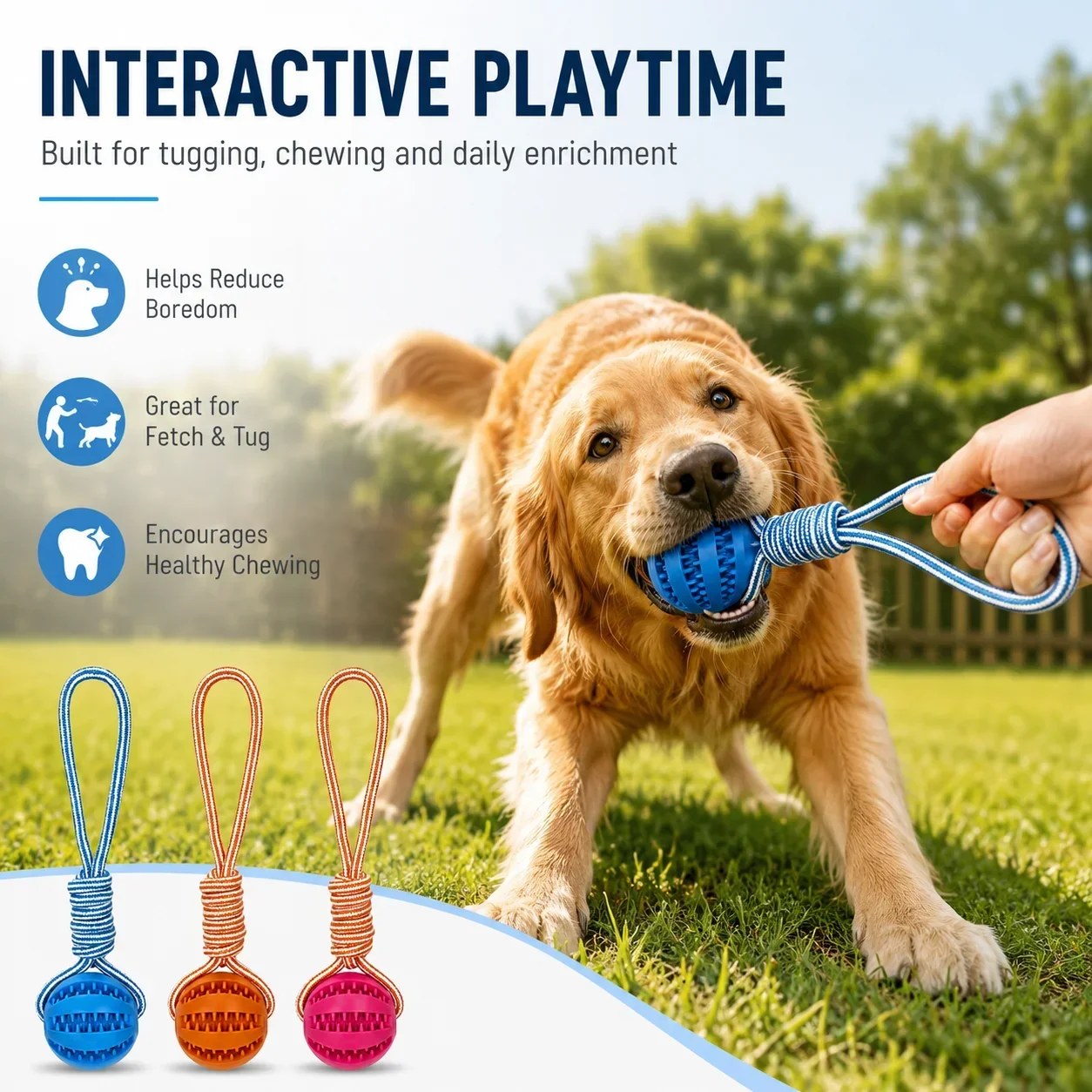 Rubber Treat Dispensing Dog Toy - Przeciekająca gumowa zabawka dla psa, interaktywna