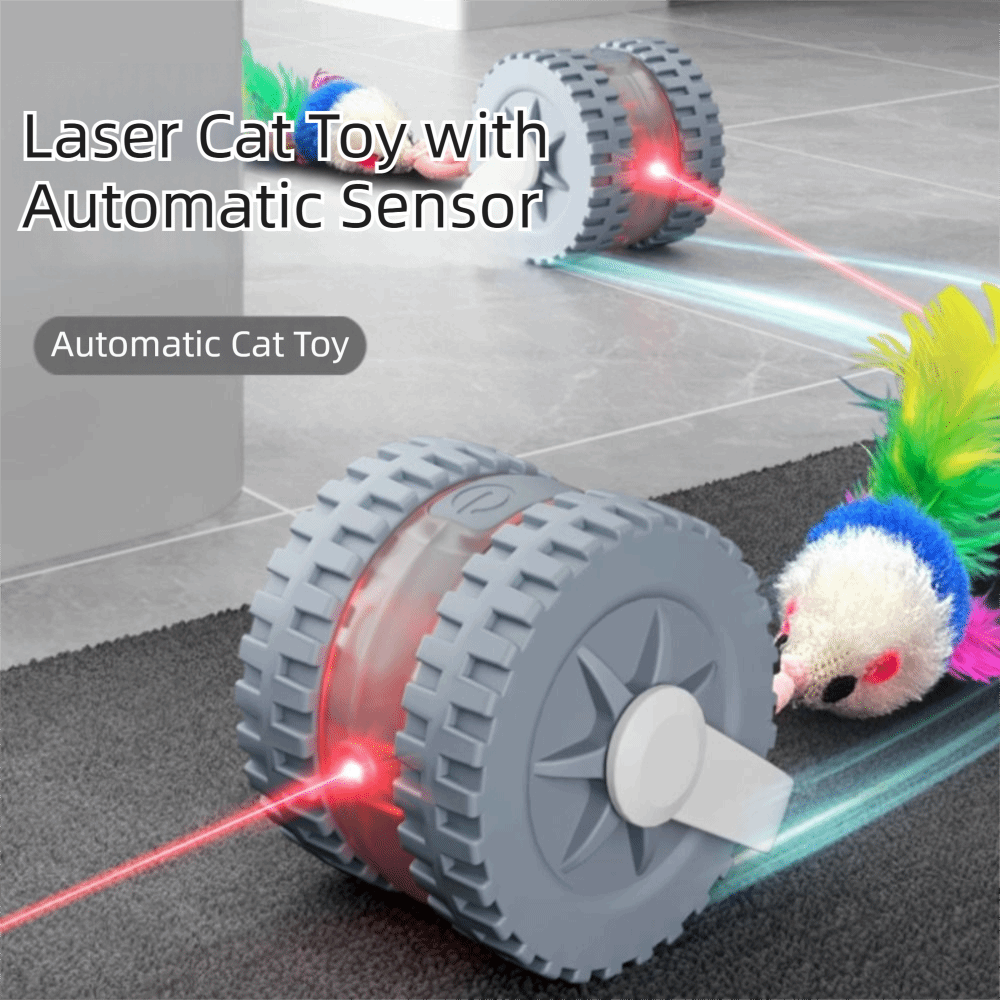 Laser Pointer Cat Toy Automatic - Zabawka dla kota z laserem na