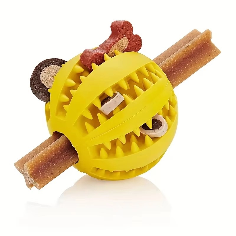 Indestructible Dog Chew Toy - 1/2 szt. Piłka dla psa, interaktywna