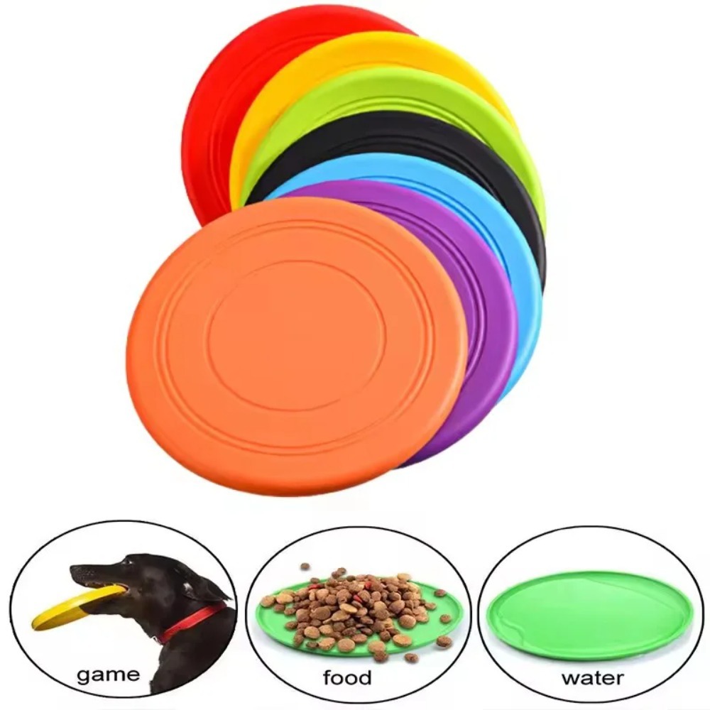Latający dysk dla psa TPR, int – Flying Disc Dog Training Toy recenzja i cena