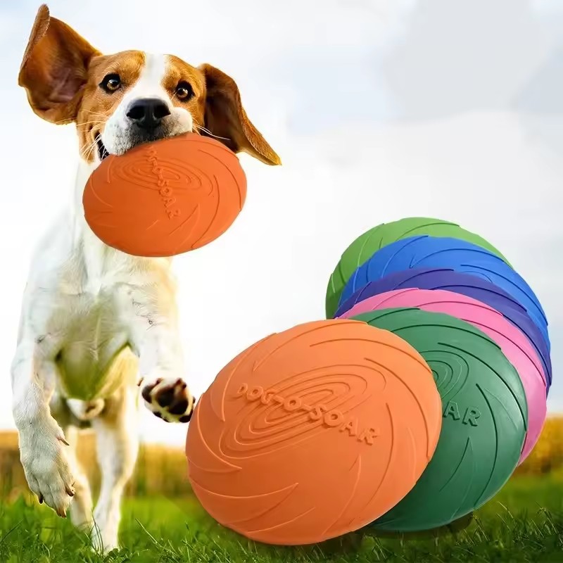 Interaktywna silikonowa latają – Flying Disc Dog Training Toy recenzja i cena