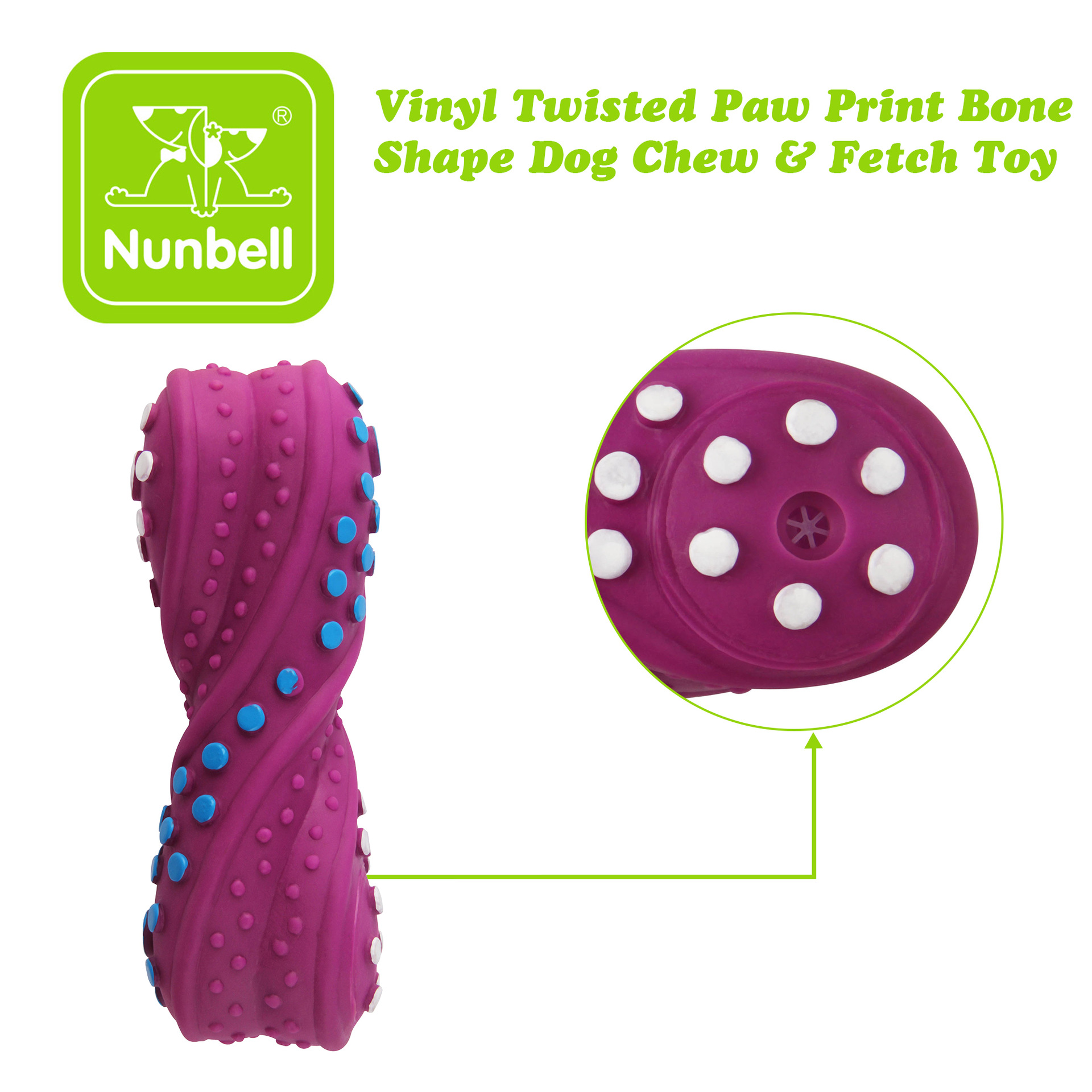 Zabawka dla psa z piszczałką,  – Teeth Cleaning Dog Chew Bone recenzja i cena