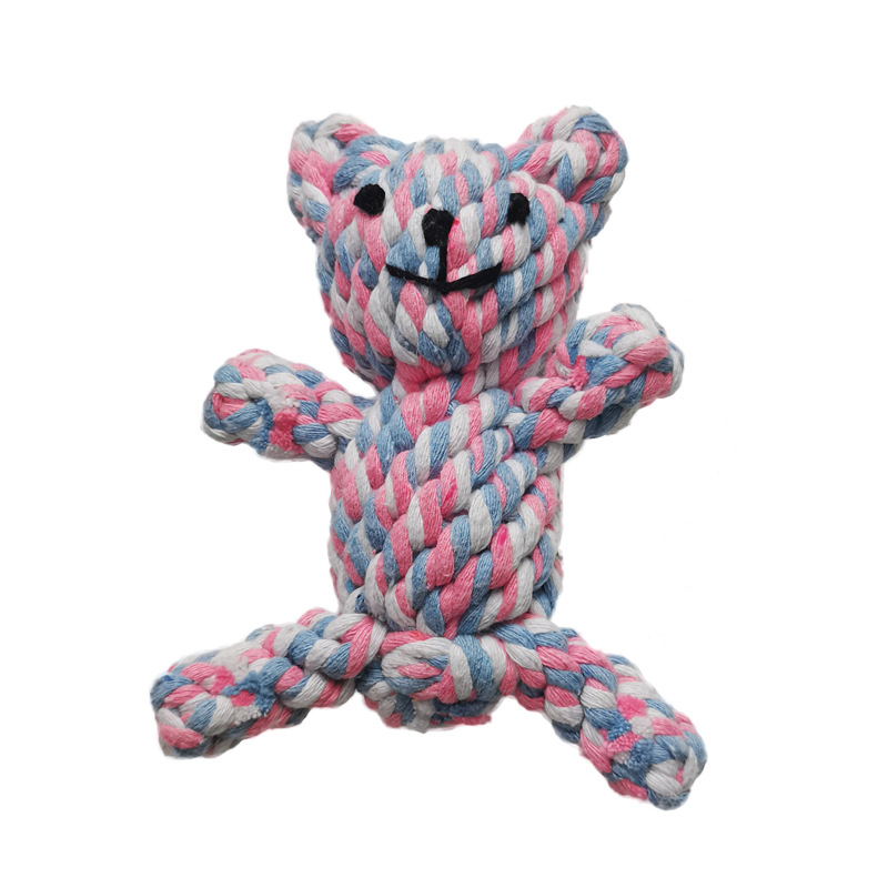 Bawełniana lina dla zwierząt w – Interactive Squeaky Plush Dog Toy recenzja i cena