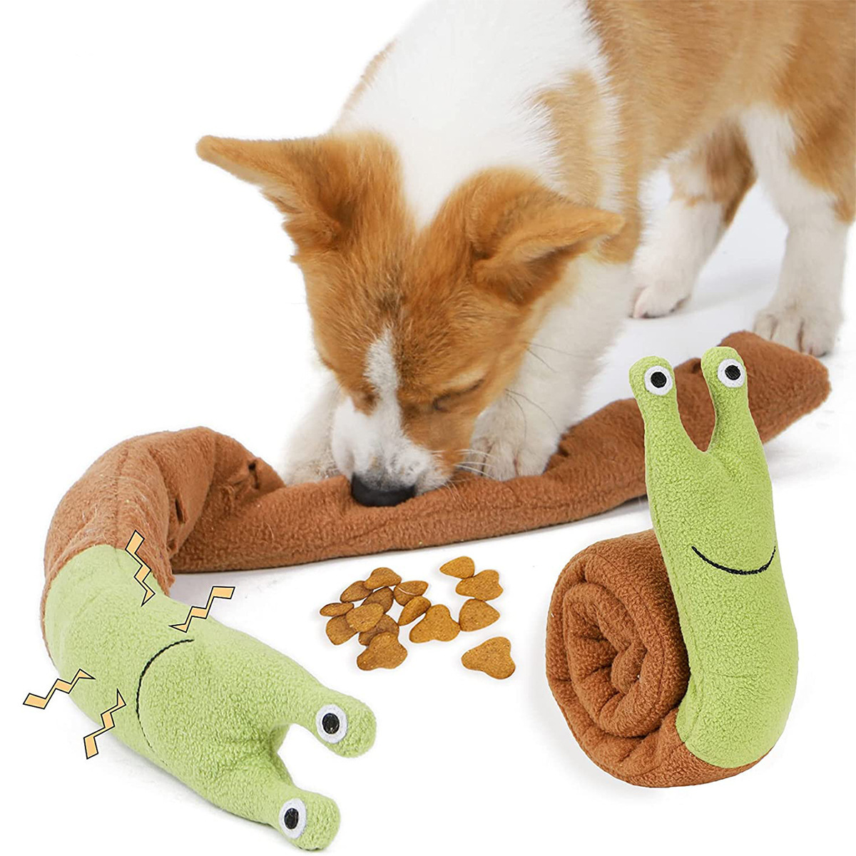 Pies Kot Ślimak Zabawka do węs – Dog Puzzle Feeder Toy recenzja i cena
