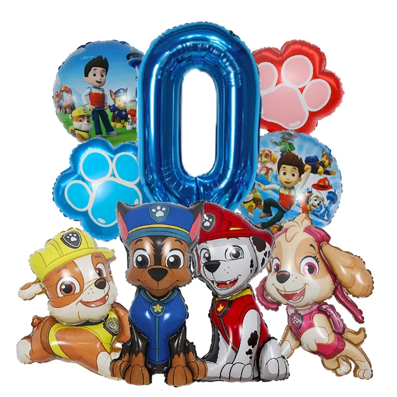 9 szt. Balony foliowe Psi Patr – Dog Toys recenzja i cena