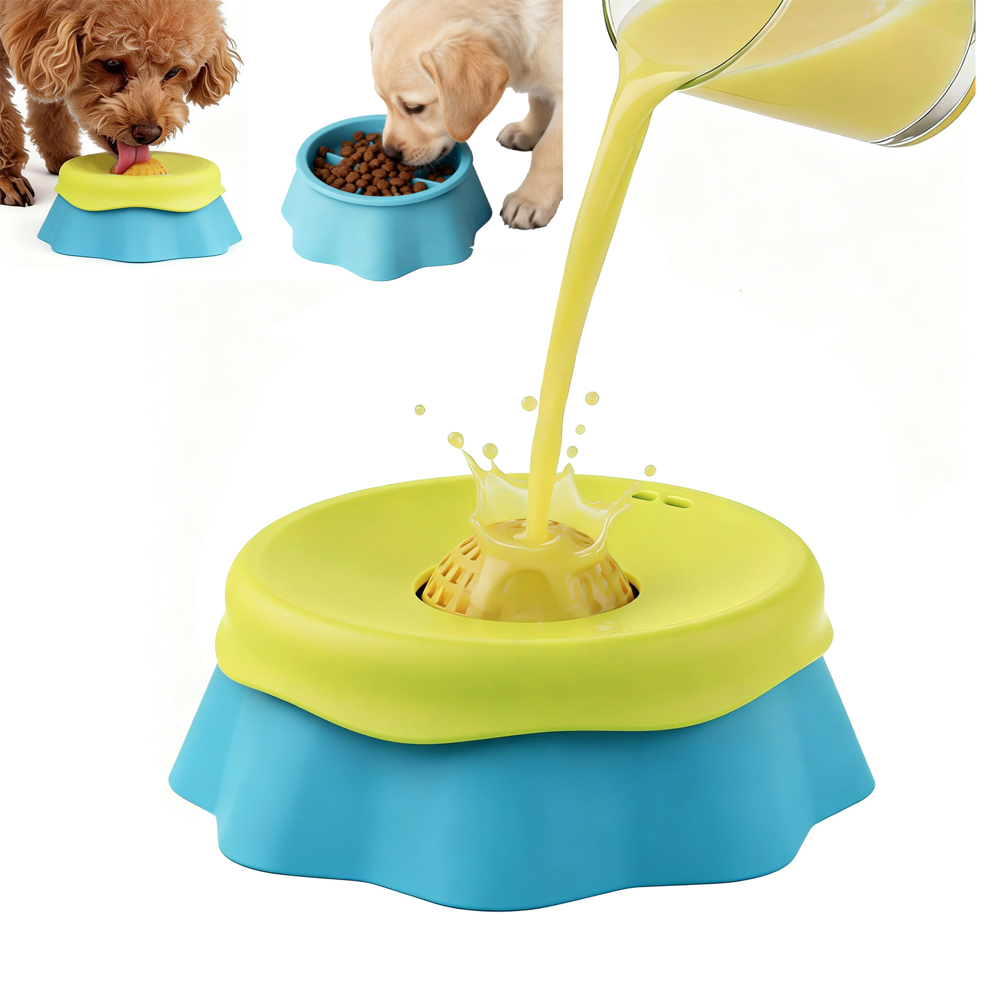 Miska do lizania dla psa, misk – Interactive Squeaky Plush Dog Toy recenzja i cena